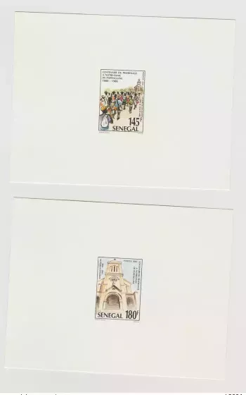 Senegal 1989 Mi. 1049 - 1050 Luxury event Pilgrimage Notre-Dame Popenguime