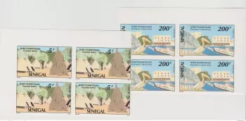 Sénégal 1992 ND Imperf Sites touristiques Oiseau Vogel Bird Fauna faune