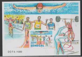 Senegal 2016 UNGEZÄHNT Olympische Spiele Rio de Janeiro