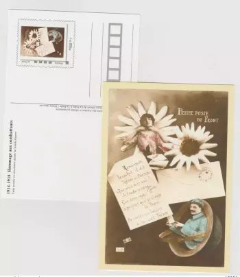 Frankreich 2018 - Ganzsache Feldpost 14-18 Hommage an den Kämpfer