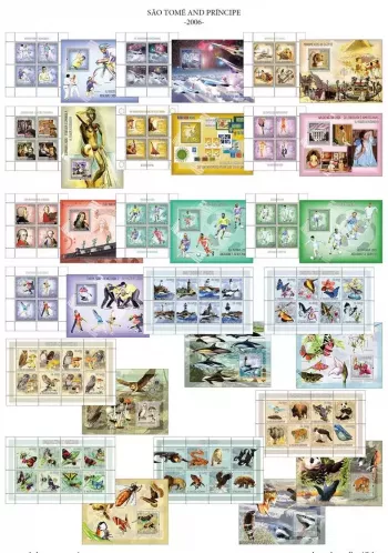 Sao Tome Principe 2006 Komplettjahrgang Mi. 2704-2951 + Bl. KW 1403 €