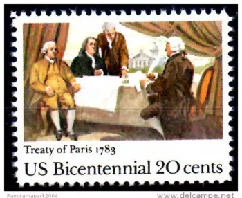 Emission Commune France Etats-Unis 1983 Indépendance 1783 Yvert 1494 cote 2 €