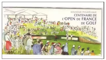 France 2006 - philatelic souvenir block No. 13 French Open de Golf Centenaire