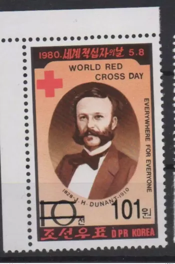Corée 2006 Mi. 5083 surchargé Croix Rouge World Red Cross Day Henri Dunant