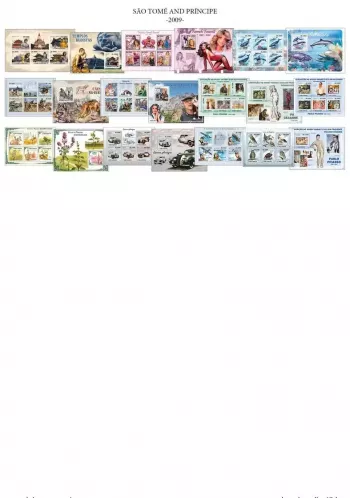 São Tomé und Príncipe 2009 Jahrgang Mi. 3777-4393 + Bl. KW 1670 €