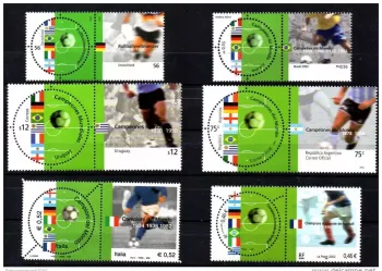 Joint Issue France FIFA WORLD CUP 2002 3483 3484 2010 2011 2758 2759