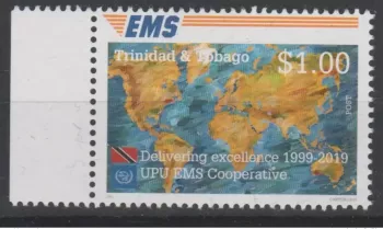 Trinidad & Tobago 2019 Mi.? Joint Issue 20 Years EMS | UPU
