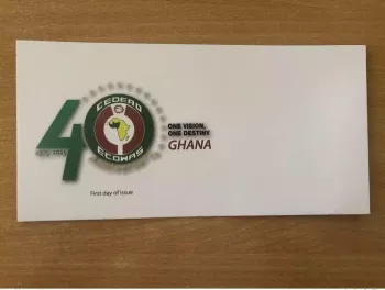 Ghana 2015 FDC Ersttagsbrief ECOWAS Gemeinschaftsausgabe 40 Jahre