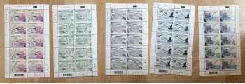Cabo Verde 2006 Mi. 902 906 Sheets Ciclo Aeronautica Propeller Zeppelin Airplane