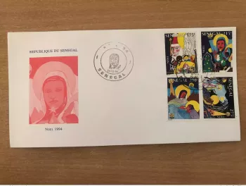 Senegal 1994 FDC Mi. 1347 1350 Weihnachten