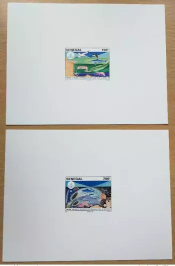 Senegal 1998 Luxury event International Year of the Ocean Mi. 1582 - 1583