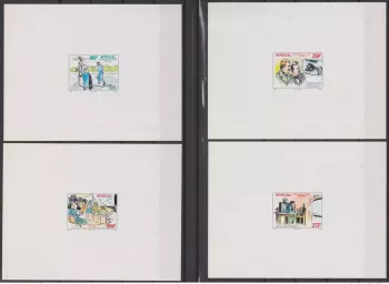 Sénégal 1995 Mi. 1377 - 1380 Epreuve de luxe Proof Centenaire du Cinéma Kino Art