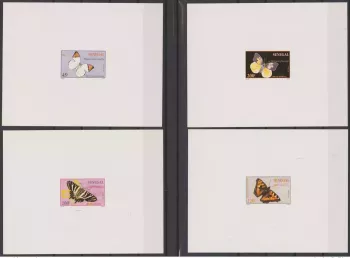 Sénégal 1993 / 1995 Mi. 1398 - 1401 Epreuve de luxe faune Papillons Butterflies