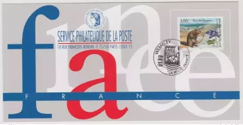 139 Offizielle Karte Ausstellung Wembley 1996 Frankreich FDC Cevennen Fauna
