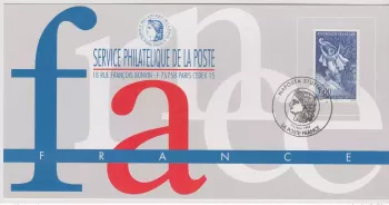 149 Official map Exhibition Naposta Stuttgart 1997 France FDC Puss in Boots