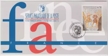 150 Official Carolophilex Charleroi Exhibition Map 1997 France FDC Tavant