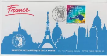 159 Official map Exhibition Sindelfingen 1998 France FDC Auto Show
