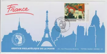162 Official Map Exhibition Melbourne Australia 1999 France FDC Gauguin Art