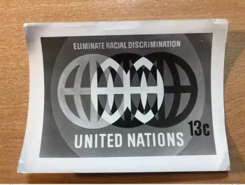 United Nations New York UN 1970 - Photo Test Eliminate Racial Discrimination
