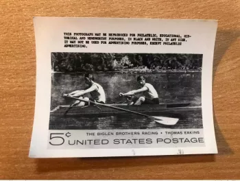 USA USPS - Publicity Essay Kodak The Biglein Brothers Racing Thomas Eakins