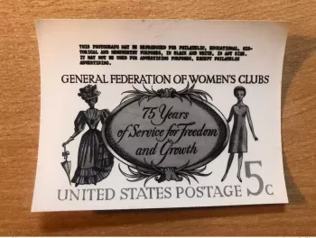 USA USPS -Publicity Essay Kodak General Federation of Women's Clubs 75 years