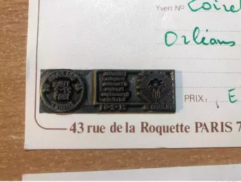 Frankreich 1981 Orléans Gymnastik Volonta Flammenstempel 27/02/81