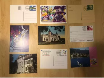 Switzerland 91 postal stationeries Tintin Olympic Games Stamp Day