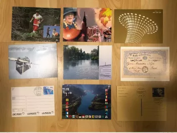 Switzerland 91 postal stationeries Tintin Olympic Games Stamp Day