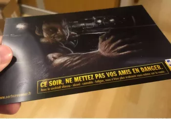 Road Safety 'Tonight Don't Put Your Friends at Risk' Holographic