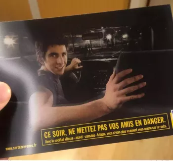 Road Safety 'Tonight Don't Put Your Friends at Risk' Holographic