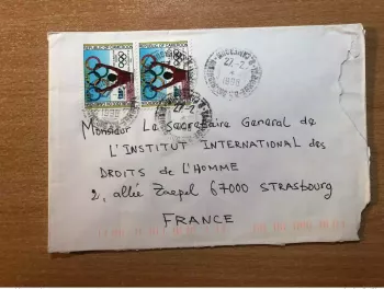 Cameroun 1996 Mi. 1219 sur lettre Atlanta Olympic Games Jeux Olympiques Olympia