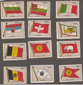 88 Reklamemarke Welt Flags Landesflagge Handelsflagge Kriegsflagge Nationalflagg