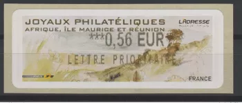 Frankreich 2010 ATM LISA Philatelistische Juwelen 0,56 Prioritätsbrief **