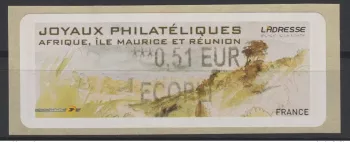 Frankreich 2010 ATM LISA Philatelistische Juwelen 0,51 ECOPLI **