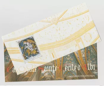 France 2009 - philatelic souvenir block n°37 Saint-Cécile Albi Cathedral