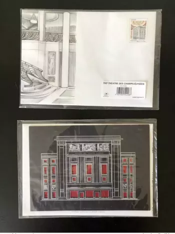 PAP 'Centenary of the Théâtre des Champs Elysées' New envelope card 7500 ex