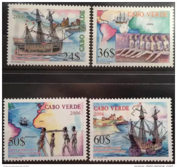 Cabo Verde 2006 - Rota Internacional de Escravos Esclavage Bateau Galère MNH