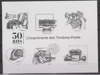 France 2020 Proof Engraving 50 years engraved in history Print 12050 ex **