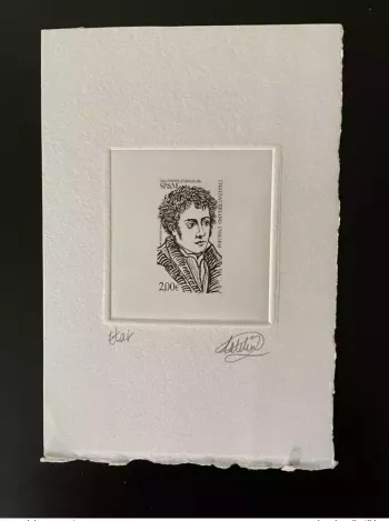ST-PIERRE & MIQUELON 2019 Künstlerprobe ETAT Proof Chateaubriand