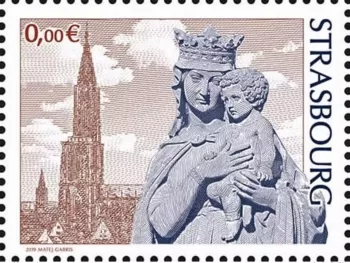 France 2019 - Vignette 0€ 'STRASBOURG' Cathedral Religion Matej Gabris