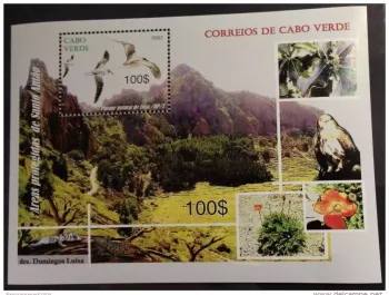 Kap Verde 2012 - Schutzgebiete Santo Antao Raubvögel Block postfrisch