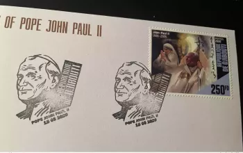 Euro Souvenir banknote Cover Pape Pope Jean Paul II 100 Ans Vatican Djibouti