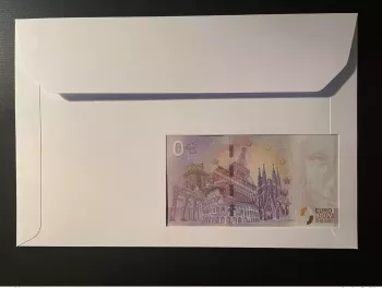 Euro Souvenir banknote Cover Général De Gaulle Appel 18 Juin 130, 80, 50 Ans