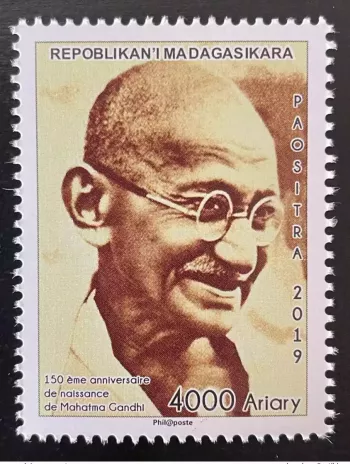 Madagascar 2019 / 2020 Mi. 2717 150ème Anniversaire Mahatma Gandhi Inde India