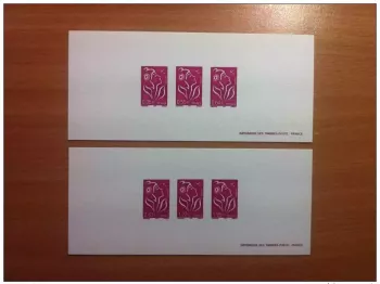 FRANCE 2005 - GRAVURE GRAVURES 2x , MARIANNE DE LAMOUCHE 3754 à 3759 en ROSE