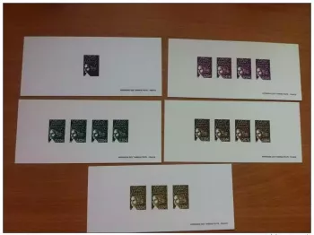FRANCE 2002 - GRAVURES MARIANNE DE LUQUET 3443 à 3457 Bloc 44 et 45 + TVP