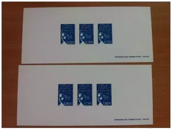 FRANCE 2003 - GRAVURE GRAVURES MARIANNE DE LUQUET 3570 à 3575