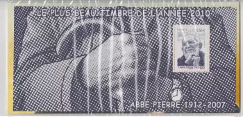 France 2011 - philatelic souvenir block n°66 Abbé Pierre Emmaus