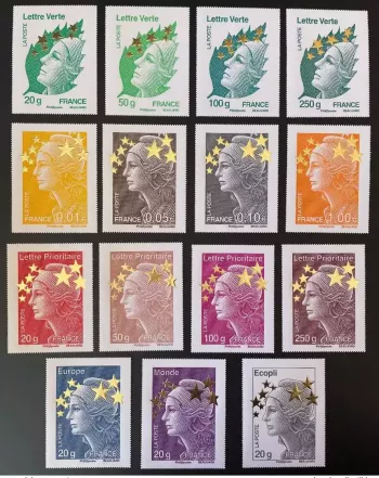 France 2012 Marianne de Beaujard YT 4662A-Q Golden Star MNH**