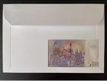 Euro Souvenir banknote Cover COVID-19 pandémie pandemic Fado Mozambique